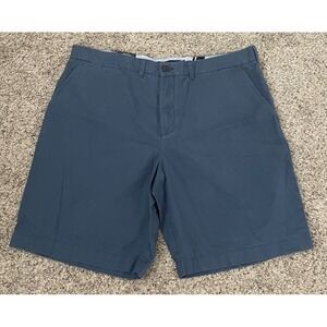 Tommy Hilfiger Chino Shorts Men's 40 Blue Classic Fit Coupe Classique NEW